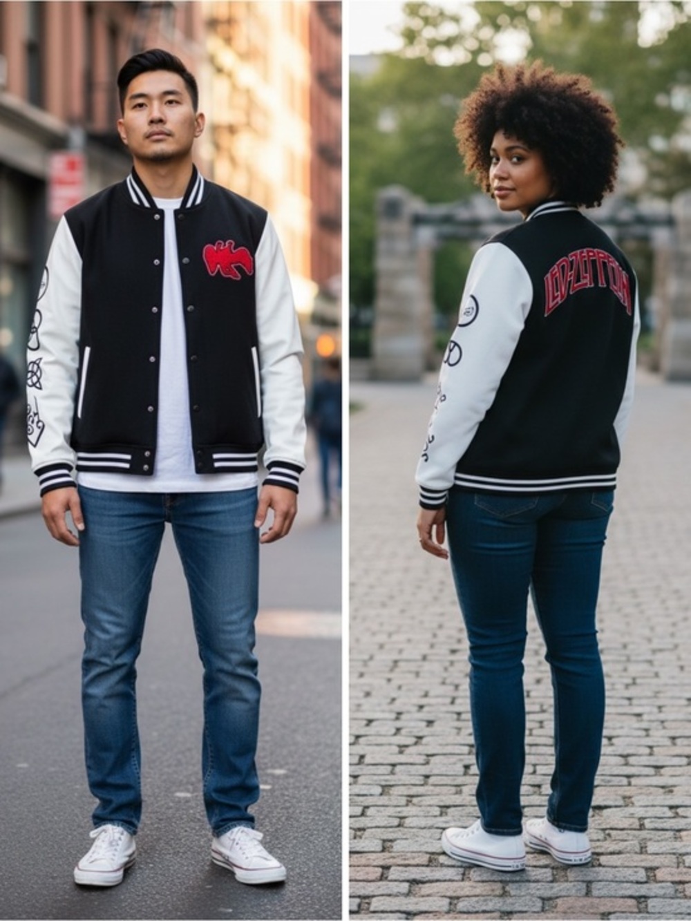NWT Led Zeppelin ICARUS Varsity Jacket Large